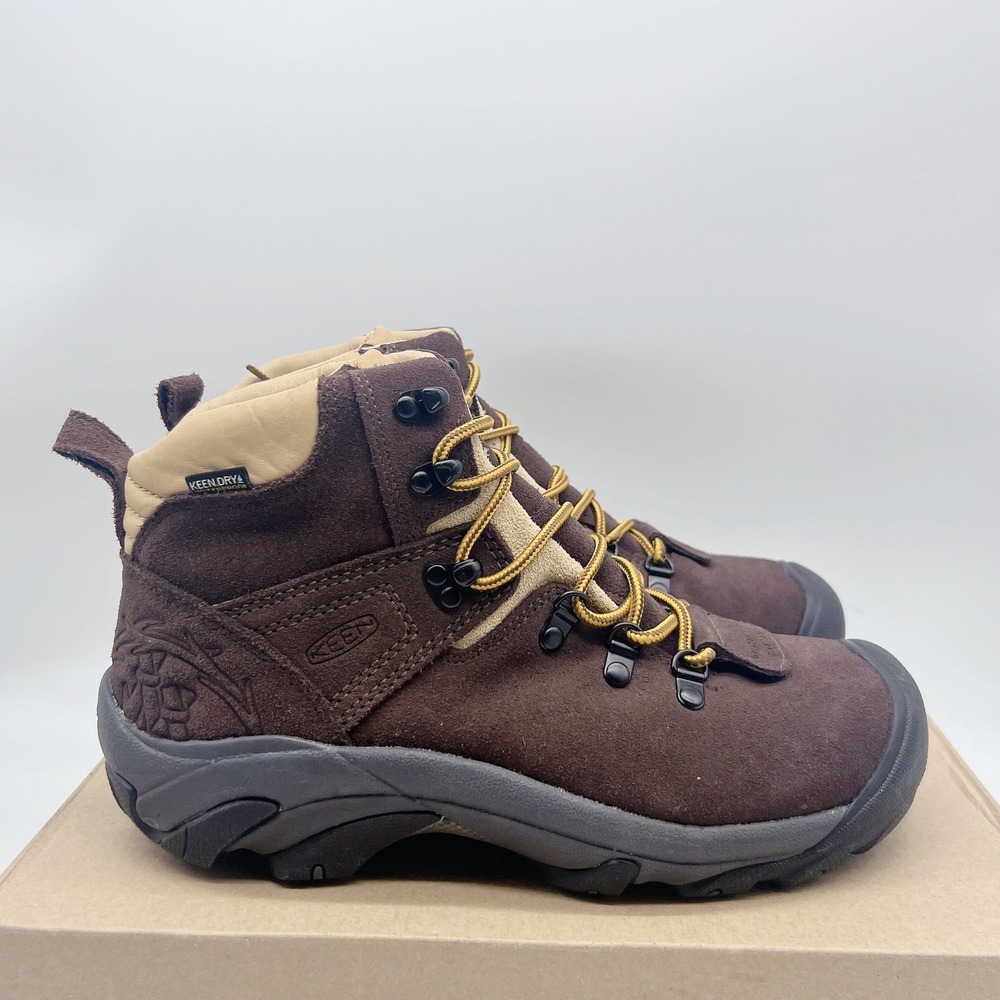 KEEN Women's Pyrenees Waterproof Hiking Boot x Mountain Research Brown US 10